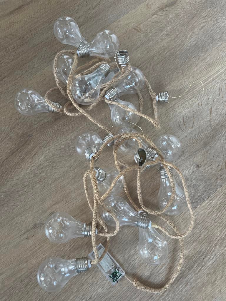 2x Lampjessnoeren met ontbrekende lampjes, Ophalen of Verzenden, Gebruikt