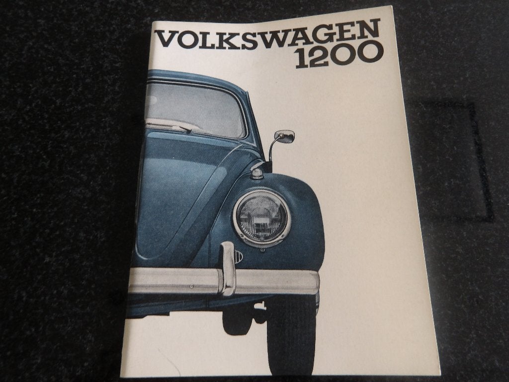 Volkswagen Kever 1200 Limousine en Cabriolet -Handleiding NL, Verzenden