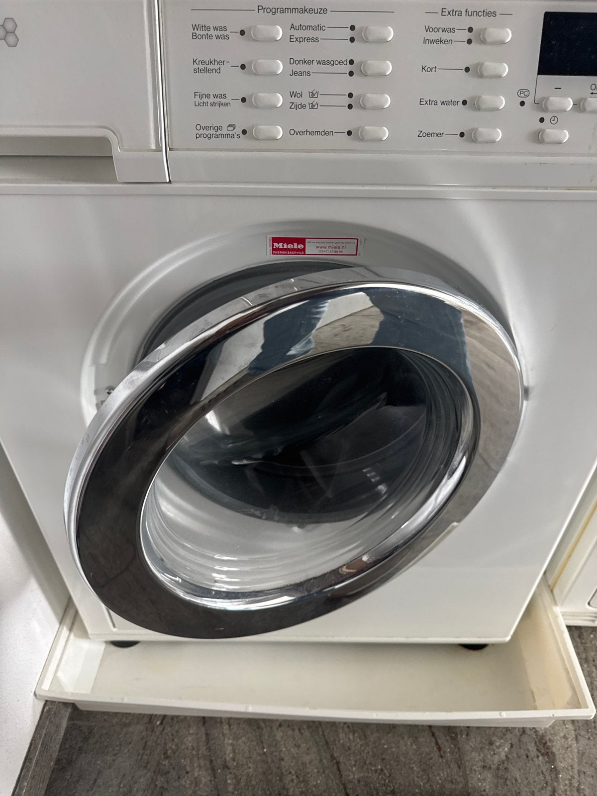 Miele SoftCare System W 3653 Wasmachine, Ophalen, Gebruikt, Voorlader, Kort programma