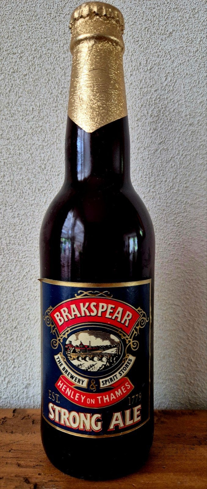 1995 Fles BRAKSPEAR Stron ALE 0,33ltr Henley on Thames Brew., Ophalen of Verzenden, Zo goed als nieuw, Flesje(s), Overige merken