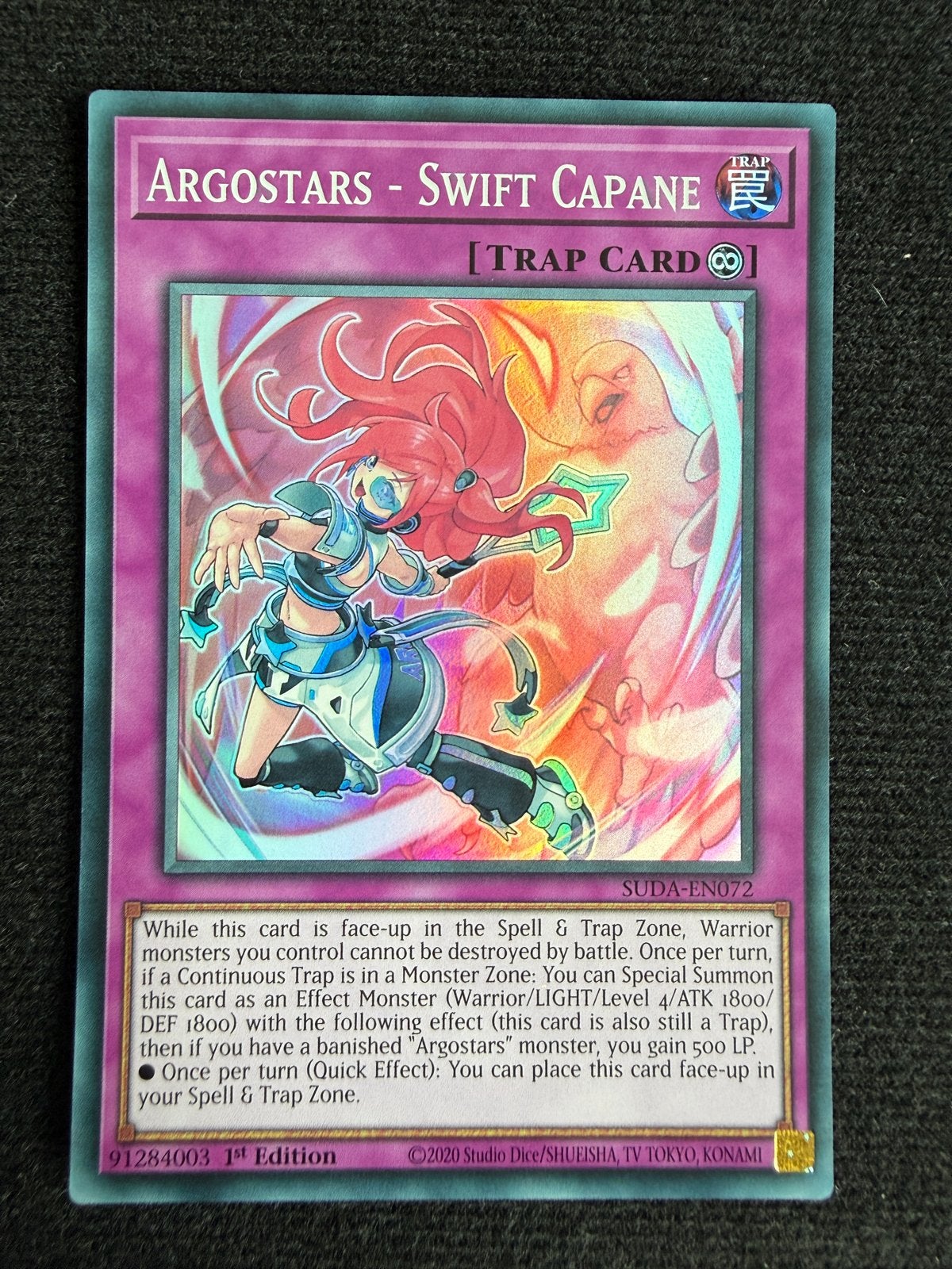 Argostars - Swift Capane - SR - SUDA-EN072 1st Edition, Verzenden, Zo goed als nieuw, Losse kaart, Foil