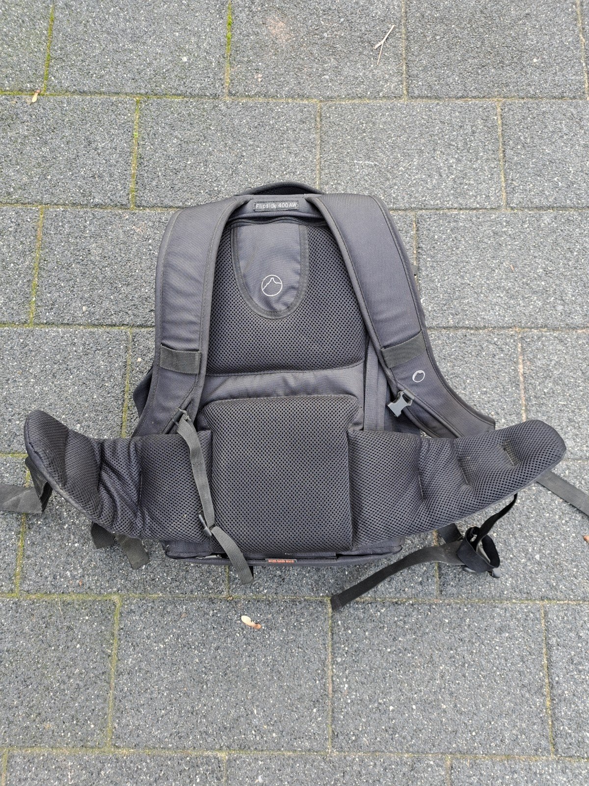 Lowepro Flipside 400 AW II Cameratas - Rugtas Zwart, Rugtas, Ophalen of Verzenden, Zwart, Statiefbevestiging