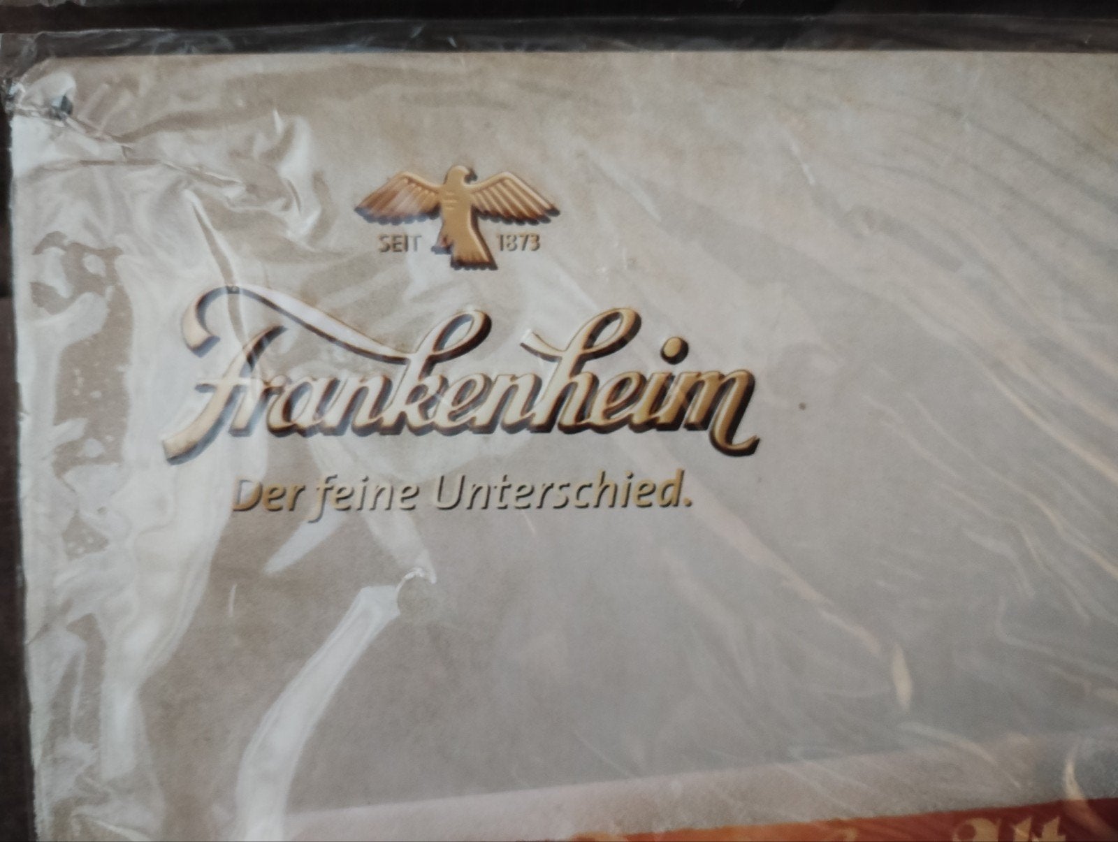 Frankenheim Bier Reclameborden - Historische Voertuigen, Ophalen of Verzenden, Nieuw, Reclamebord