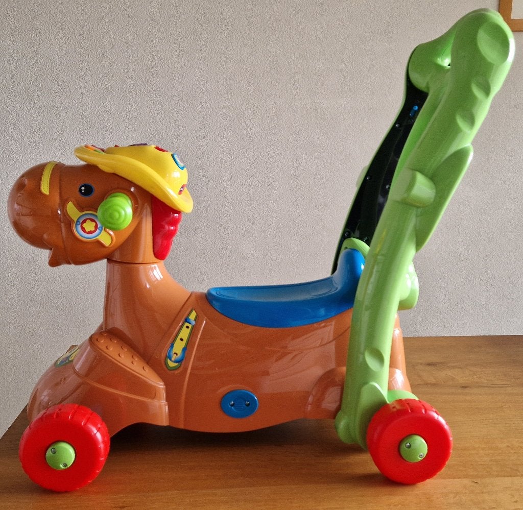 Hobbelpaard 3 in 1 Vtech, Ophalen, Zo goed als nieuw, 6 maanden tot 2 jaar