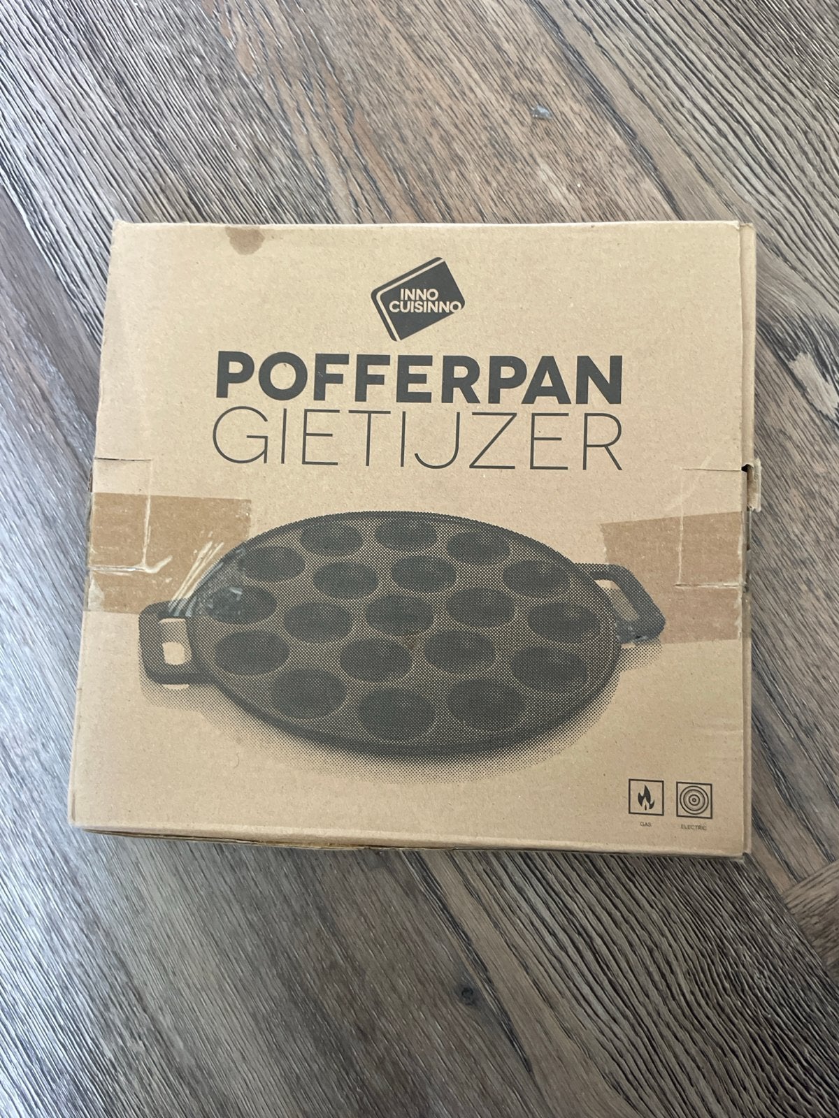 Nieuwe gietijzeren pofferpan - Inno Cuisinno, Gietijzer, Overige typen, Nieuw, Ophalen of Verzenden