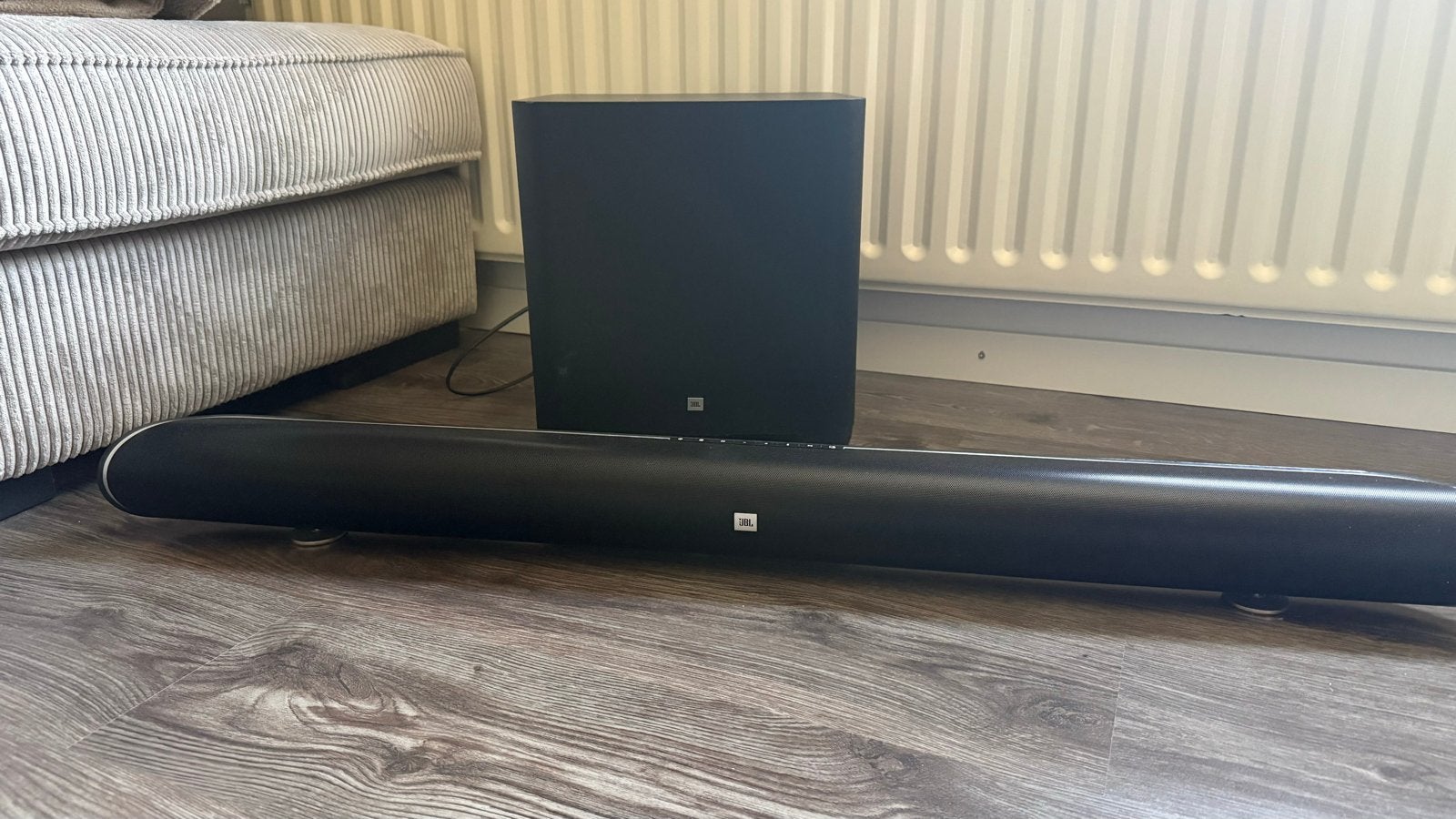 JBL Cinema SB450 Soundbar met subwoofer, Ophalen, Bluetooth, Zo goed als nieuw