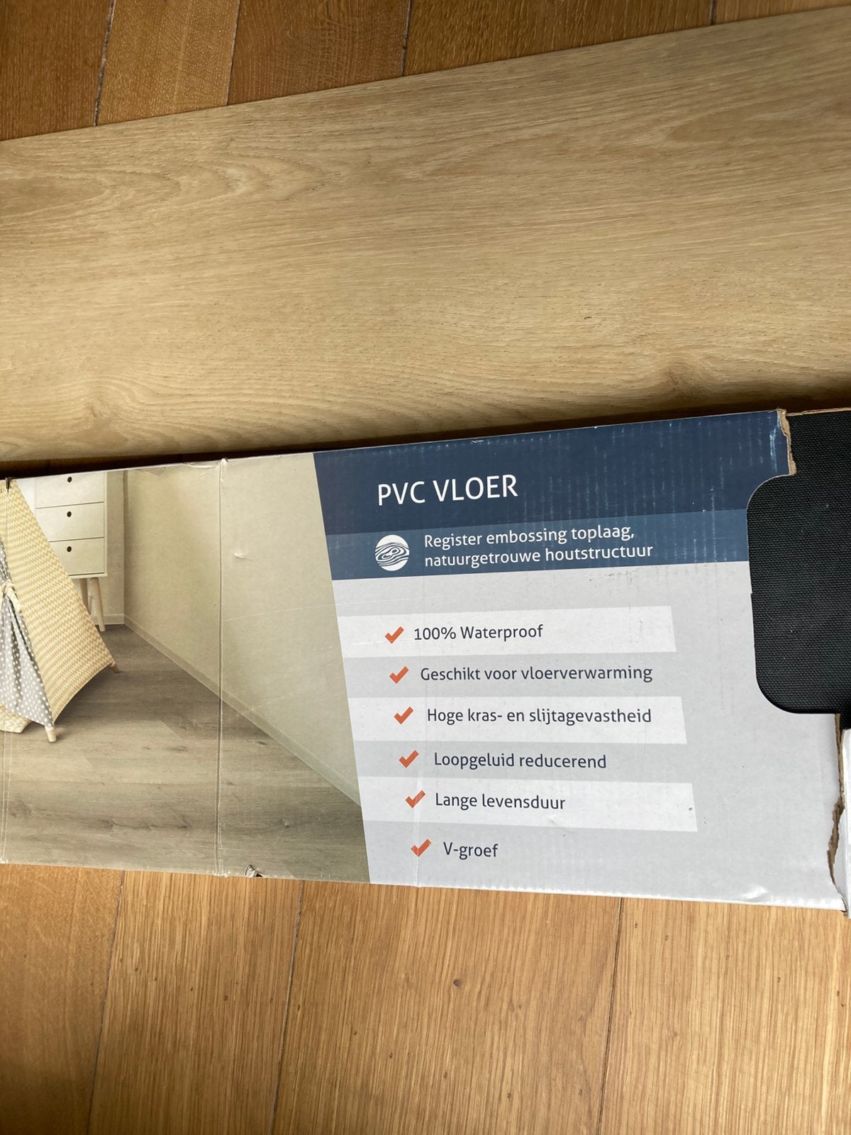 pvc vloer, Ophalen, Kunststof, 50 tot 150 cm, Overige typen