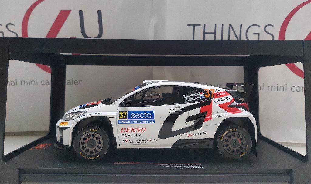 Ixo 1:18 Toyota GR Yaris Rally2 #37 rally Finland 2024, Ophalen of Verzenden, Nieuw, Auto, Overige merken
