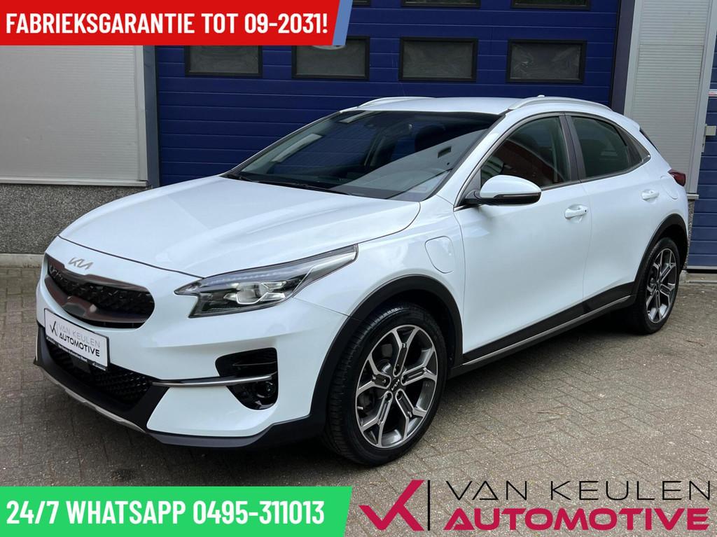 Kia XCeed 1.6 GDi PHEV ACC l 18 inch l Fabrieksgarantie 2031, XCeed, Gebruikt, Zwart, Leder en Stof