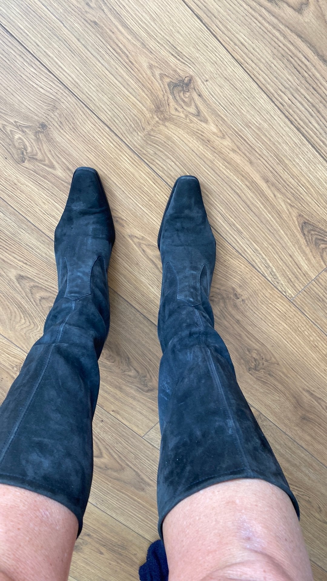 Donker grijze suede hoge Laarzen  Peter Kaiser maat 40, Kleding | Dames, Schoenen, Ophalen of Verzenden, Zo goed als nieuw, Grijs