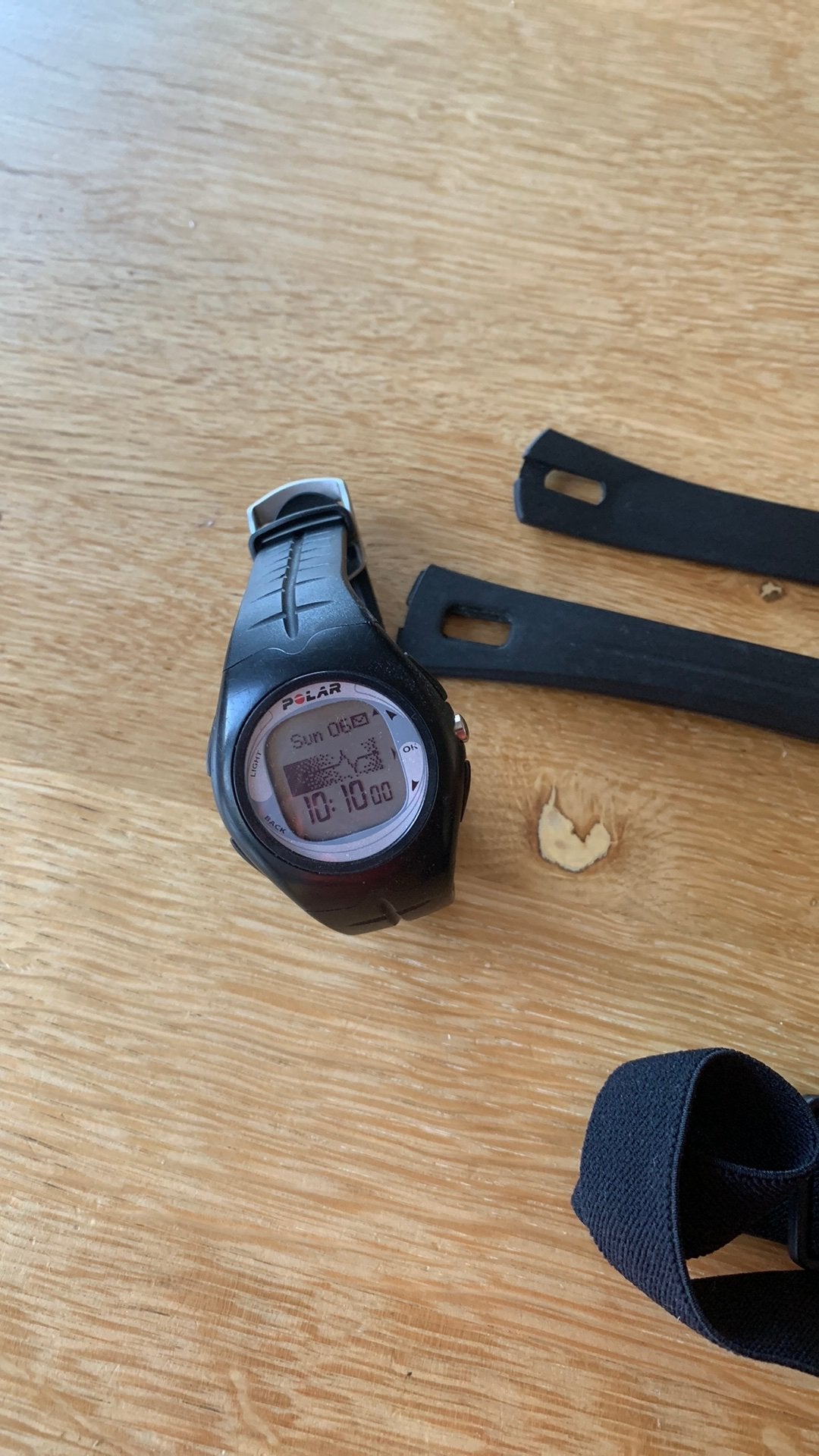 Polar F6 met 2 borstbanden, Ophalen of Verzenden, Zo goed als nieuw, Zwart, Android