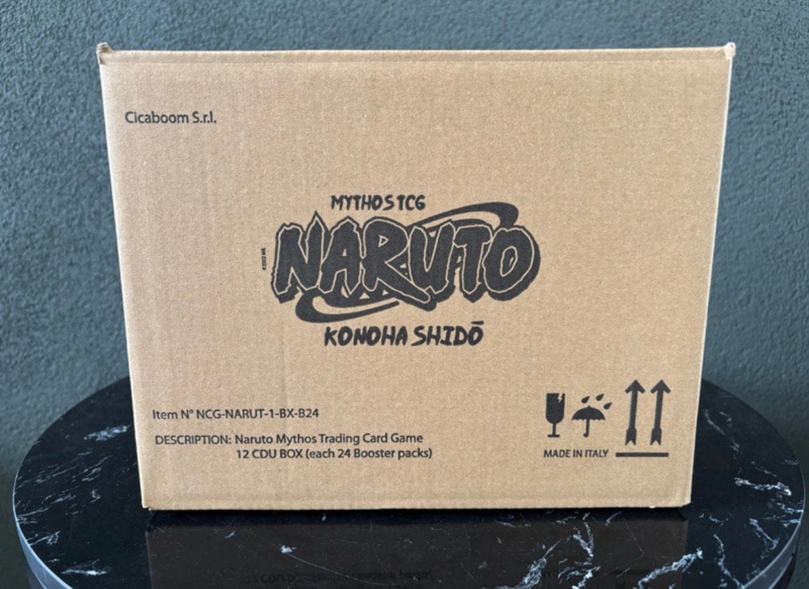Naruto Mythos TCG Sealed Case 1st Edition Booster Boxes, Ophalen of Verzenden, Nieuw, Boosterbox, Foil
