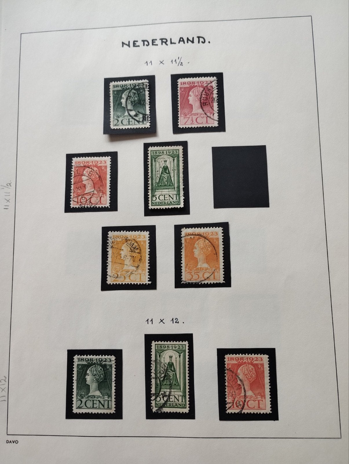 Nederlandse postzegels Koningin Wilhelmina Regeringsjubileum, Postzegels en Munten, Ophalen of Verzenden, Nederland