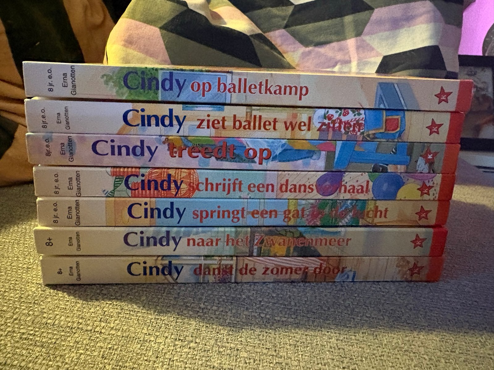 Cindy boekenreeks - 7 delen van Erna Gianotten, Boeken, Ophalen of Verzenden, Zo goed als nieuw, Fictie