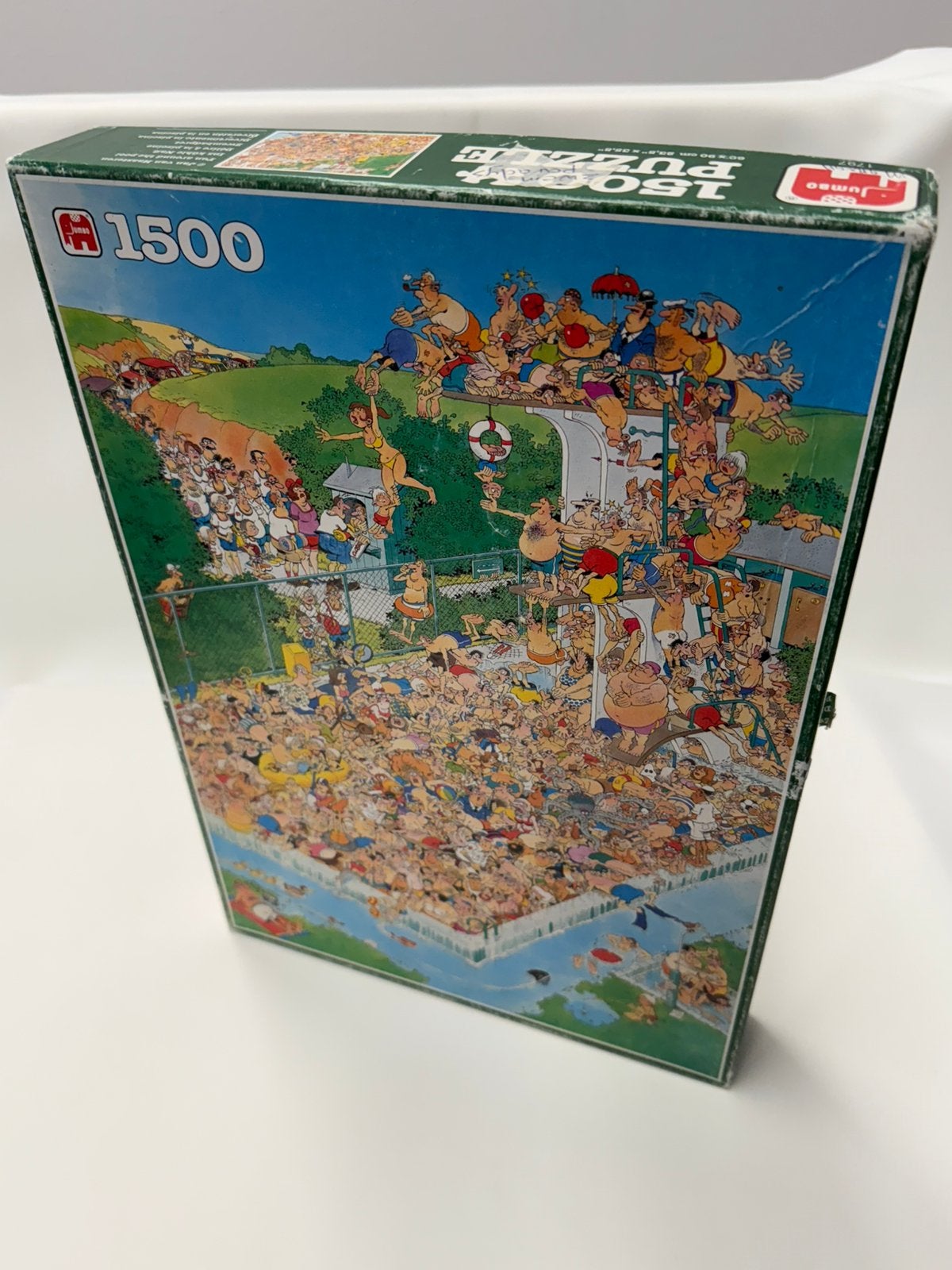 Jan van Haasteren puzzel 1500 stukjes, Zwembadpuzzel, Hobby en Vrije tijd, Denksport en Puzzels, Ophalen of Verzenden, 500 t/m 1500 stukjes