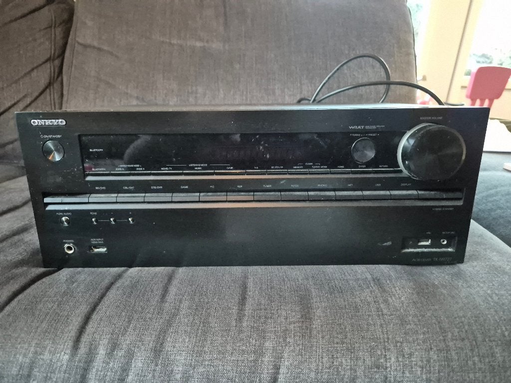 Onkyo TX-NR727 Zwart, Ophalen, Gebruikt, 120 watt of meer, Onkyo