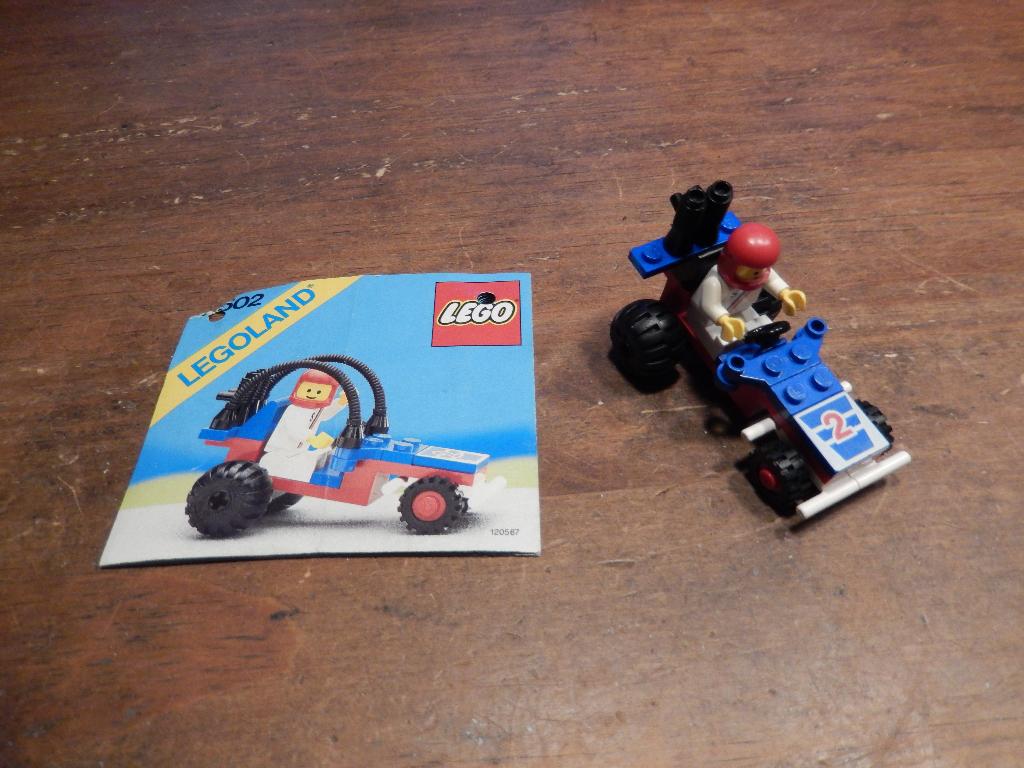 Lego 6502: raceauto (mist 2 slangen), Ophalen, Gebruikt