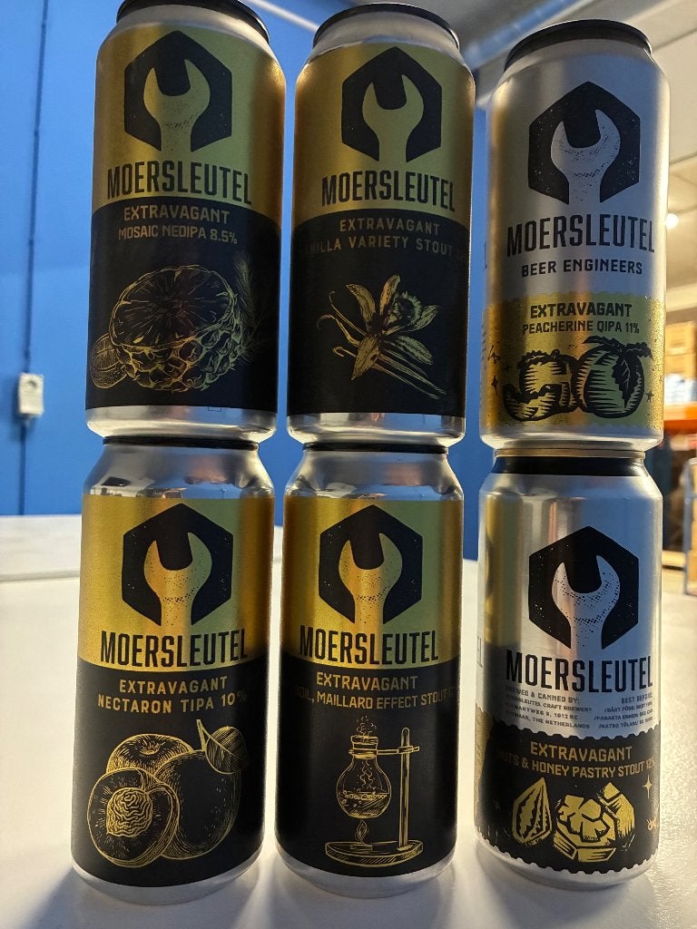 Moersleutel bieren — Extravagant Series, Verzamelen, Biermerken, Nieuw, Flesje(s), Overige merken, Ophalen of Verzenden