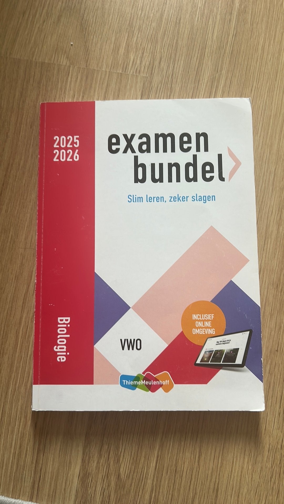 Examenbundel biologie vwo 25/26, Boeken, Ophalen of Verzenden, Zo goed als nieuw, VWO, Biologie