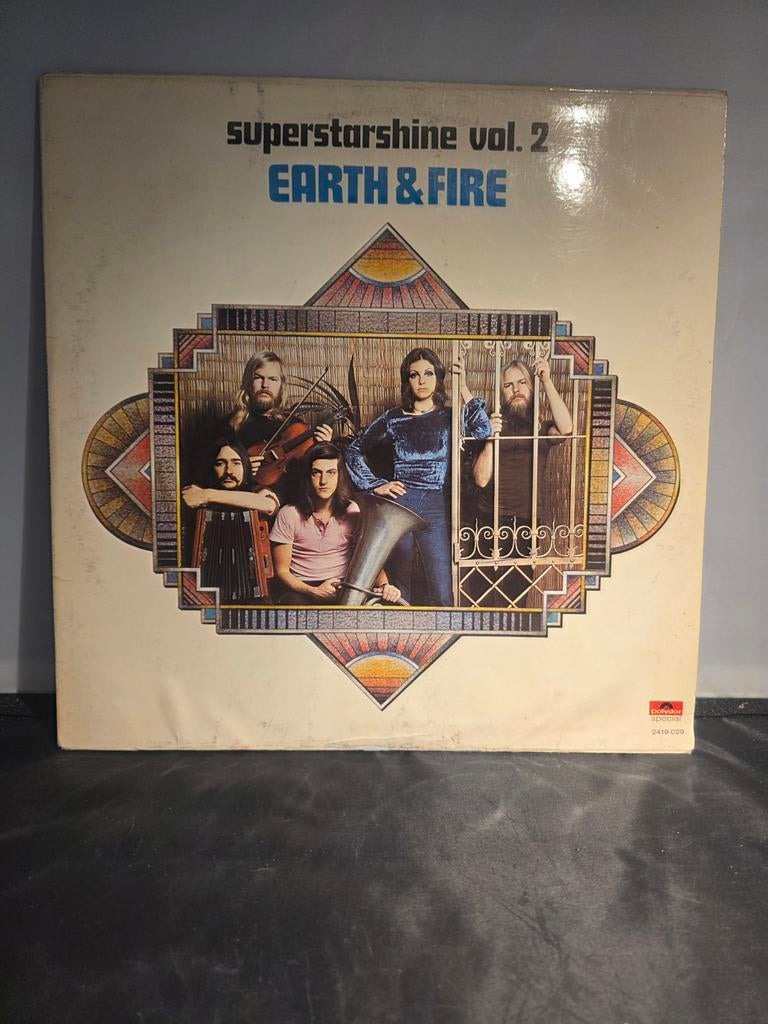 Earth & Fire - Superstarshine Vol. 2 LP (1974), Cd's en Dvd's, Vinyl | Pop, Gebruikt, Ophalen of Verzenden, 1970 - 1979, Complilatie