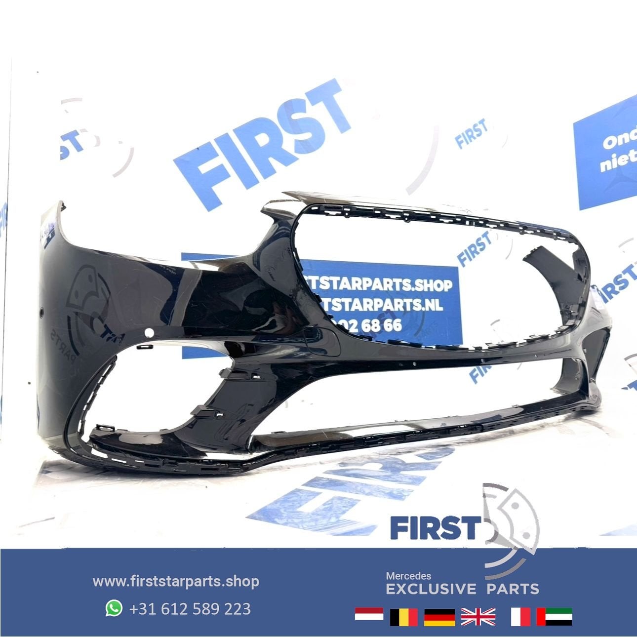 W223 S KLASSE AMG BUMPER A2238851001 origineel Mercedes VOOR, Gebruikt, -, Voor, Ophalen of Verzenden