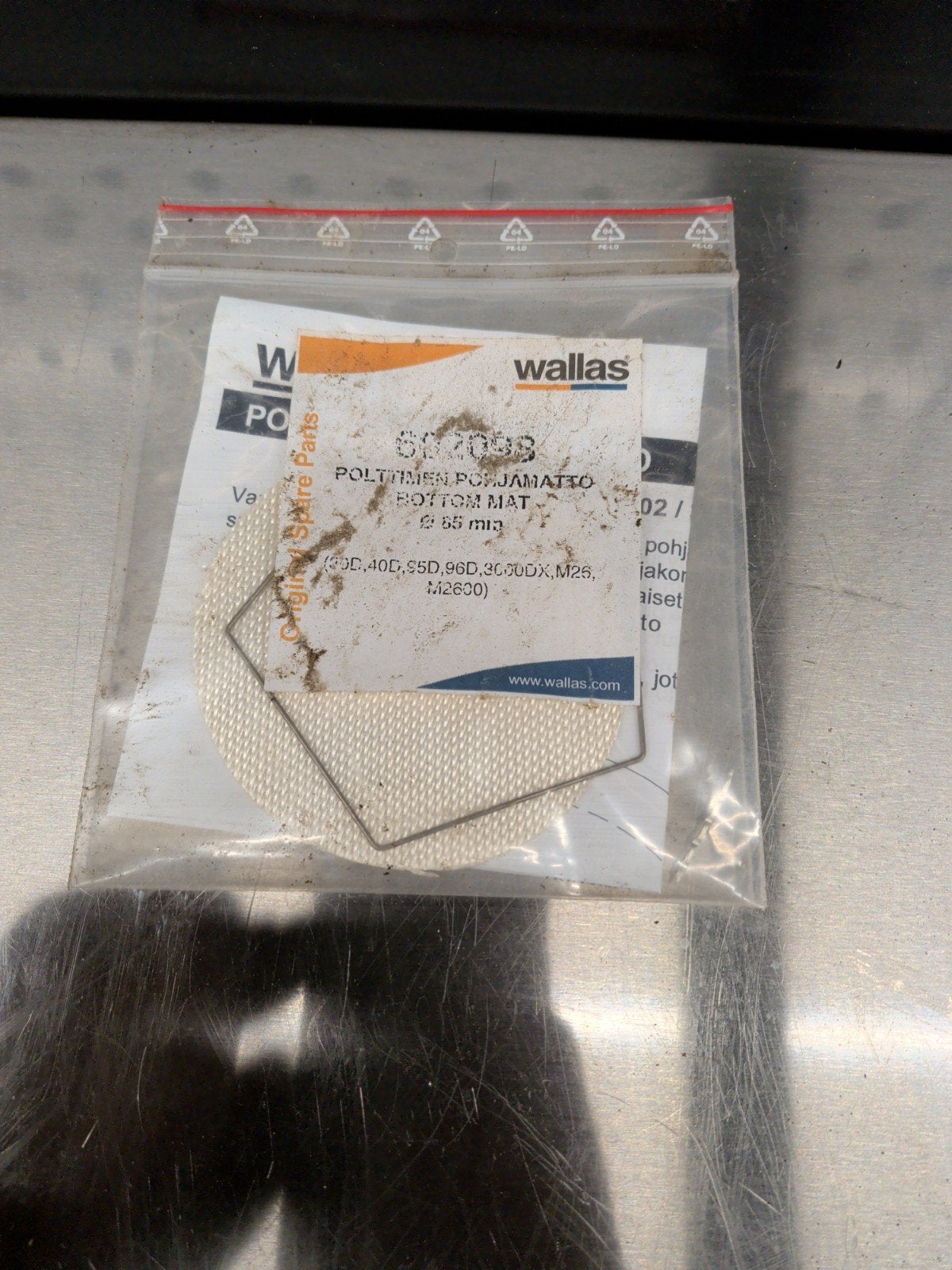 Wallas Brander bodemvlies 602098. Ø 85 mm, Ophalen of Verzenden, Nieuw, Motor en Techniek