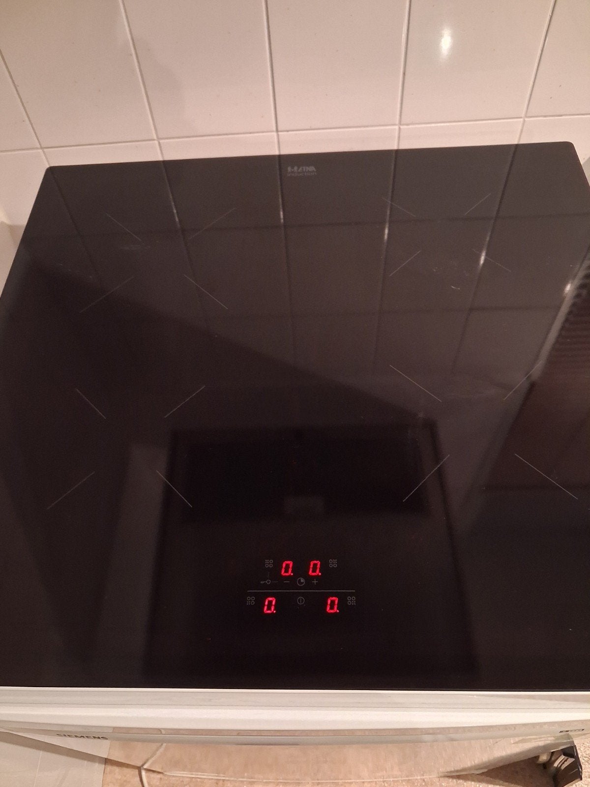 Etna Inductie Kookplaat KIV360WIT - Zgan, Ophalen, 4 kookzones, Zo goed als nieuw, Inbouw