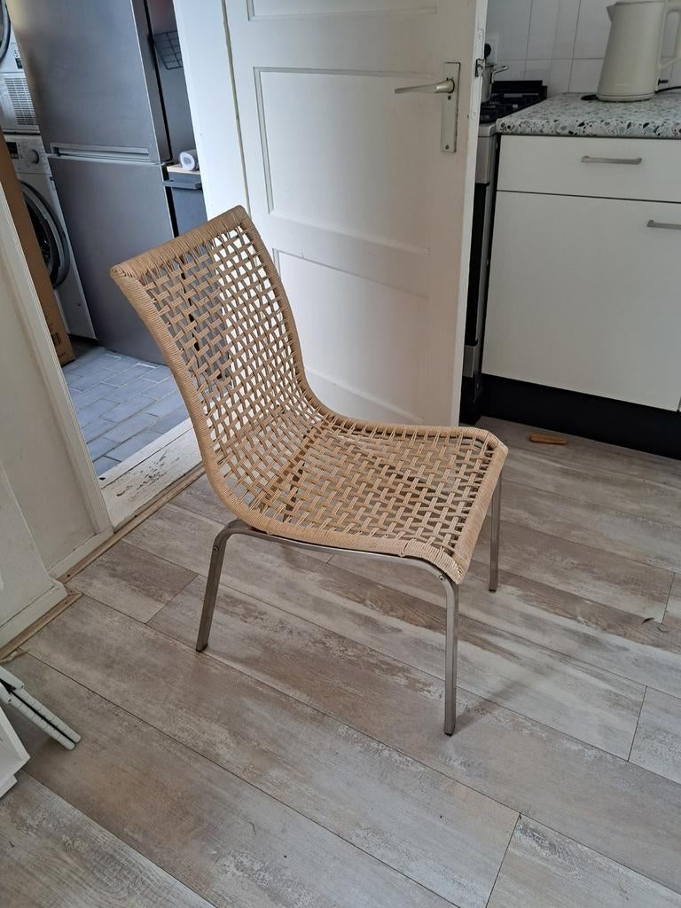Ikea Nandor stoel - Vintage design, Ophalen, Gebruikt, Overige kleuren, Overige materialen