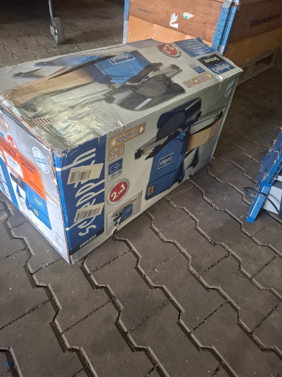 Scheppach HMS850 Vlak- en Vandiktebank - Zo goed als nieuw, Ophalen, Zo goed als nieuw, Scheppach