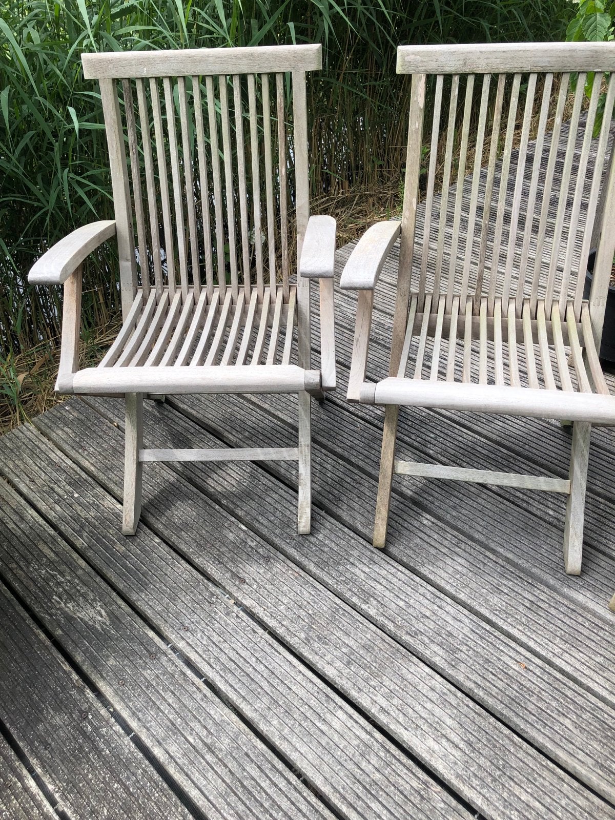 Sunyard Teakhouten Tuinstoelen - Kees Smit Kwaliteit, Ophalen, Gebruikt, Teakhout, Inklapbaar