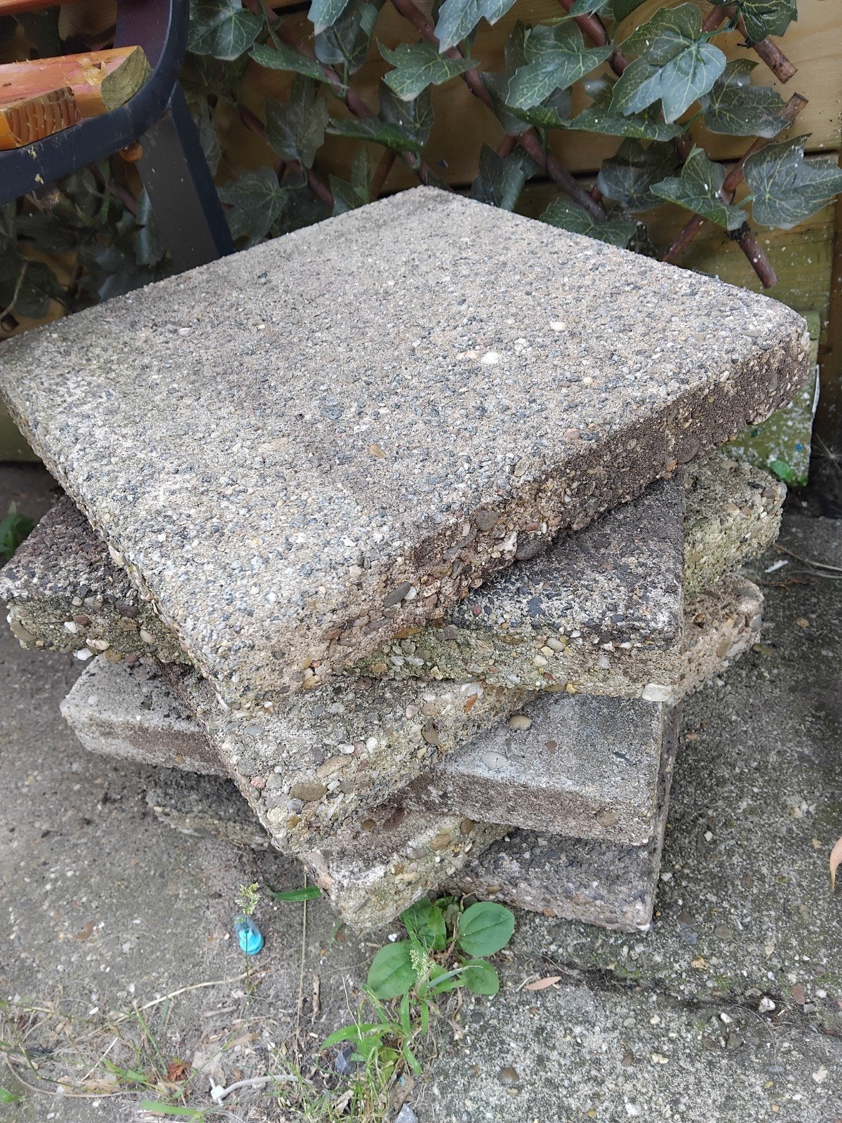 8x Tegels 30x30 cm - Grijs betontegels, Ophalen