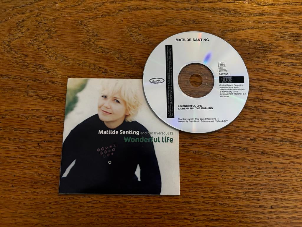 Matilde Santing - Wonderful Life CD Single, Ophalen of Verzenden, Zo goed als nieuw