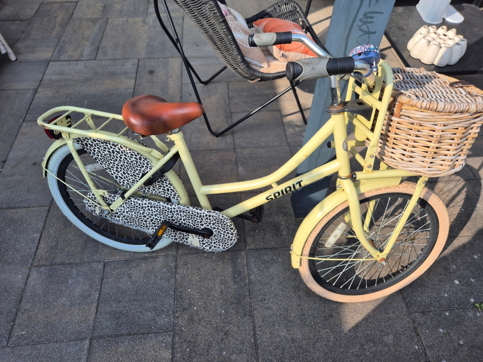 Leuke gele Spirit meisjes fiets, Ophalen, Gebruikt, 20 inch