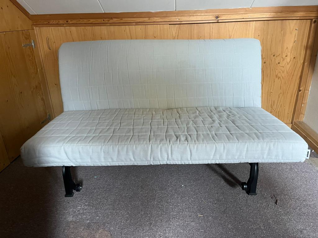 Slaapbank Ikea komfort, Ophalen, Tweepersoons, Zo goed als nieuw, 140 cm