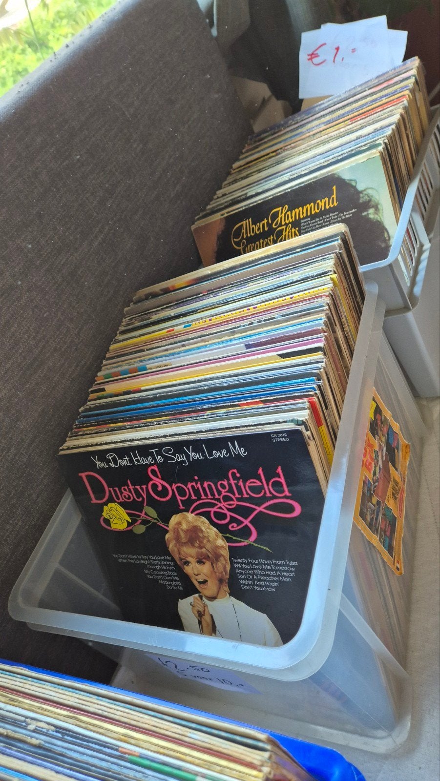 Verzameling pop/rock 60s/70s/80s 1€ vinylplaten, Ophalen, Gebruikt, Overige formaten