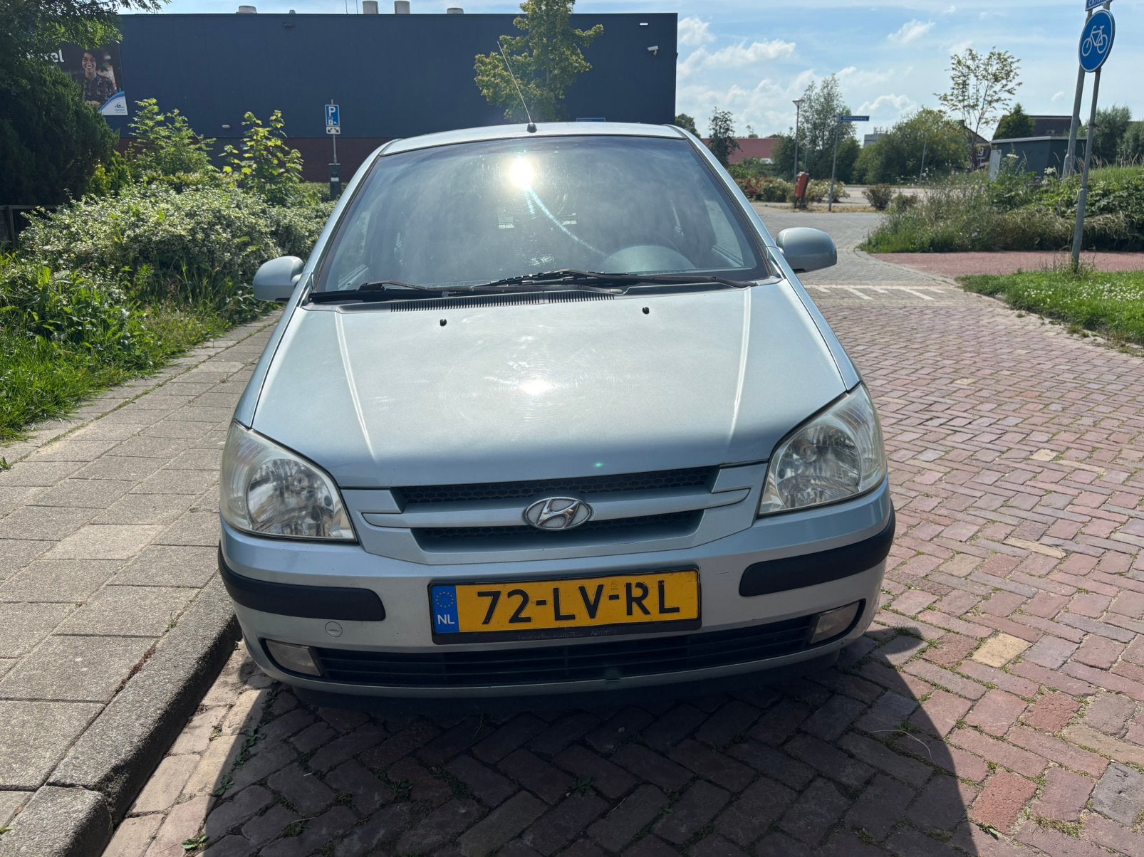 Hyundai Getz 1.3 5DRS 2003 Blauw, Auto's, Voorwielaandrijving, 40 €/maand, 4 cilinders, Blauw