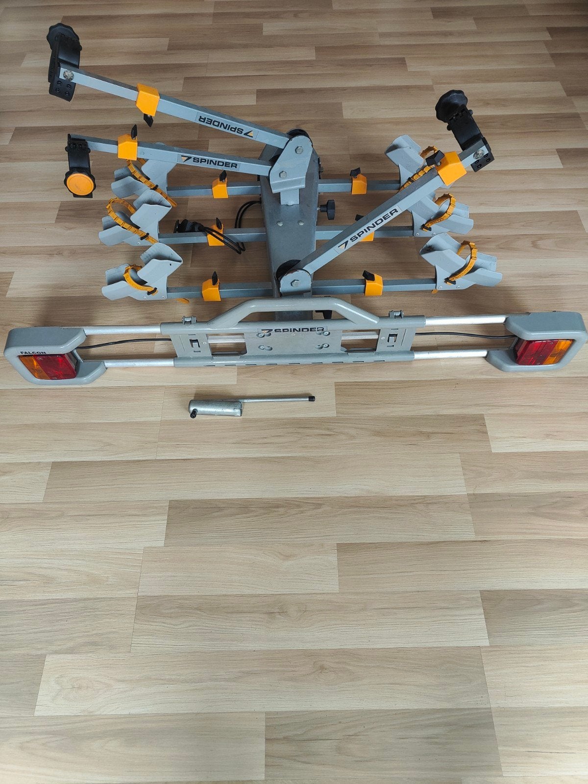 Spinder Falcon fietsendrager voor 3 fietsen, Ophalen, 3 fietsen of meer, Gebruikt, Trekhaakdrager
