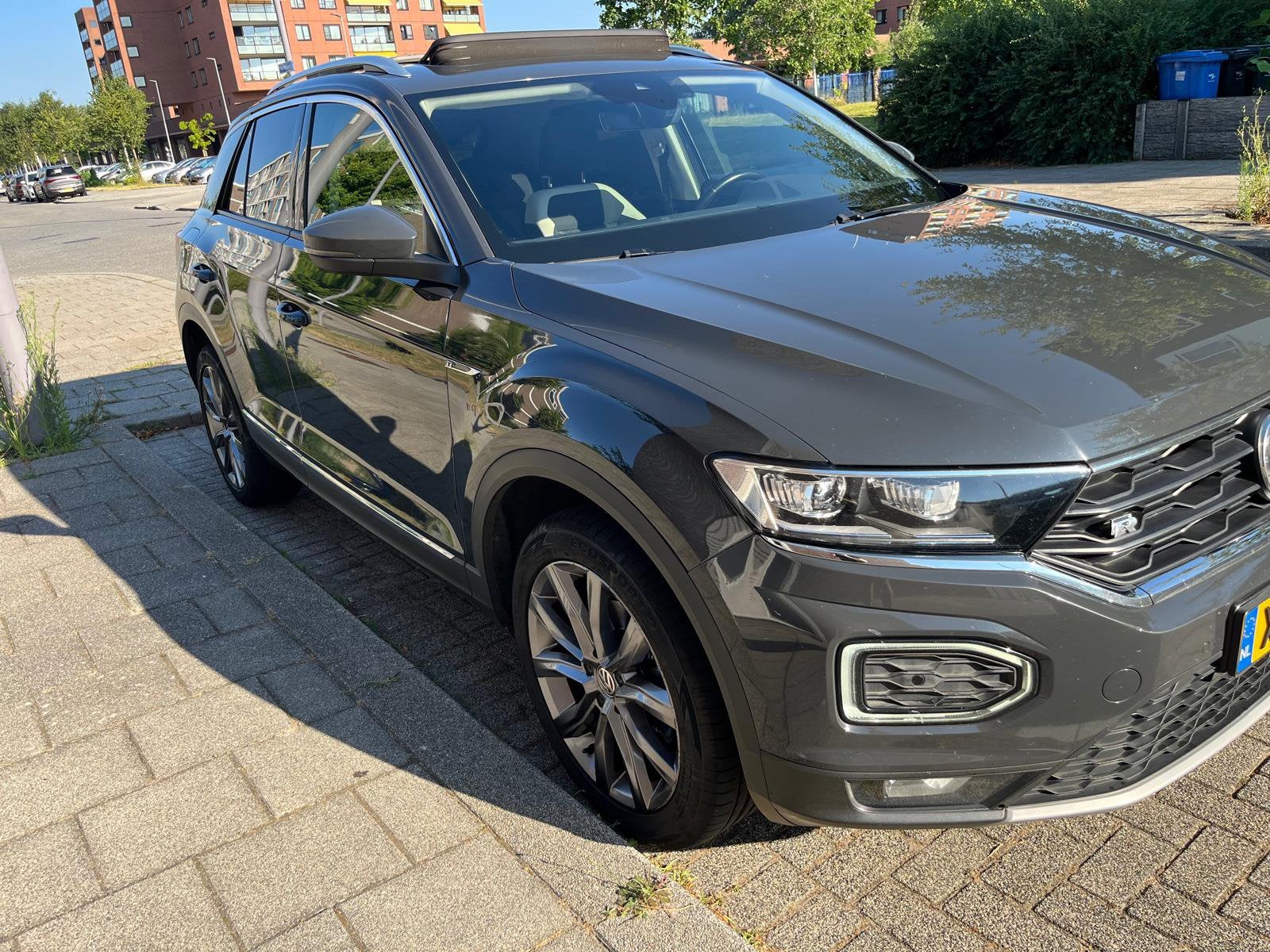 Volkswagen T-Roc 1.5 TSI 150pk 7-DSG 2019 Grijs, Auto's, Volkswagen, Automaat, 1498 cc, Euro 6, 4 cilinders