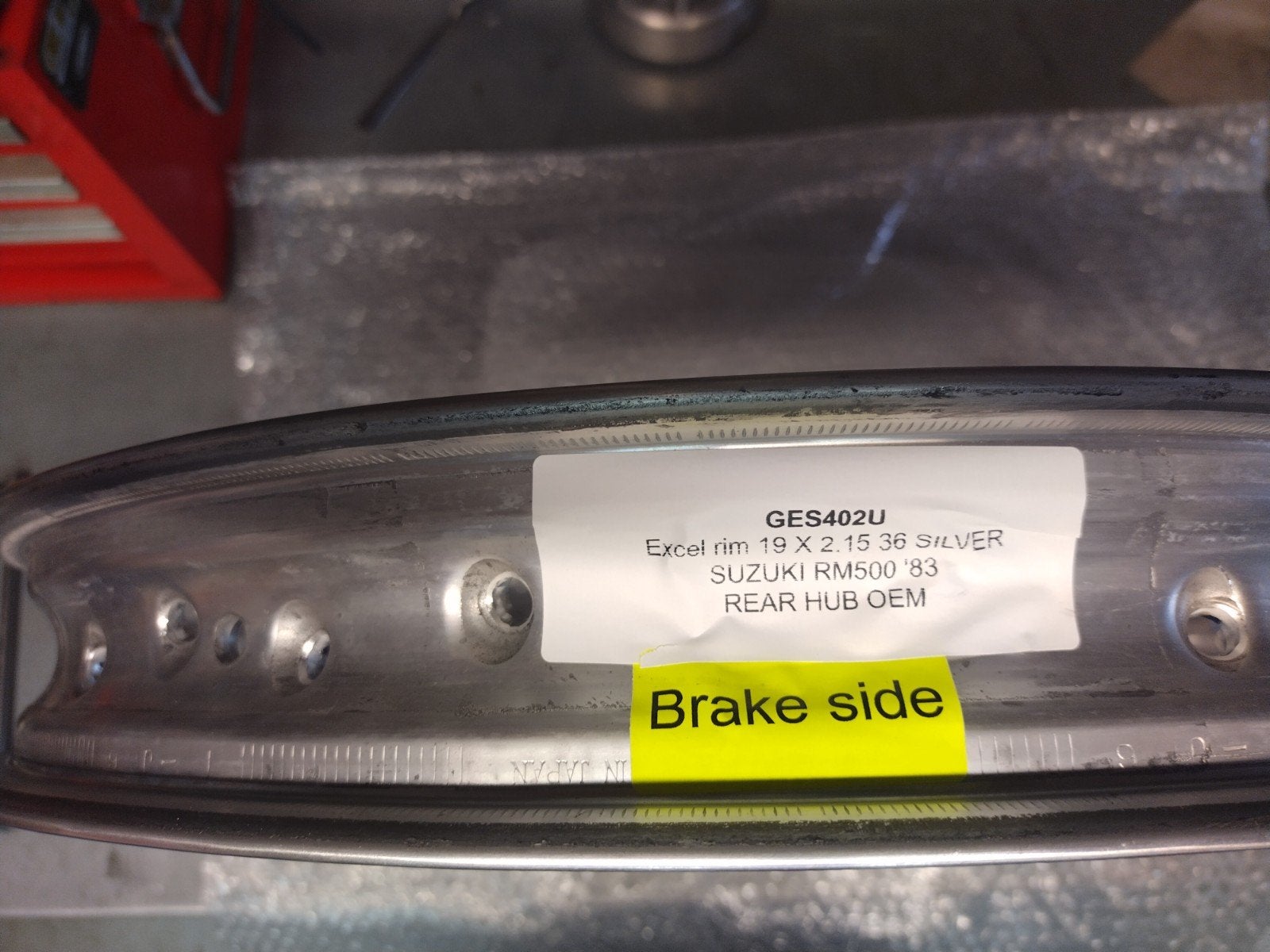 Suzuki rm 500 velg, Ophalen of Verzenden