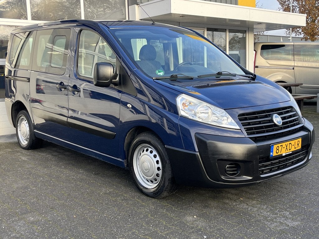 Fiat Scudo Combinato 9-persoons 1.6 MultiJet BTW vrij Stuurb, Stof, Gebruikt, Zwart, 2000 kg
