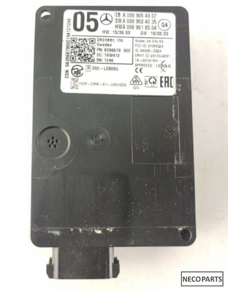 MERCEDES RADAR SENSOR DISTRONIC A0009054907, Gebruikt, -, Ophalen of Verzenden, -