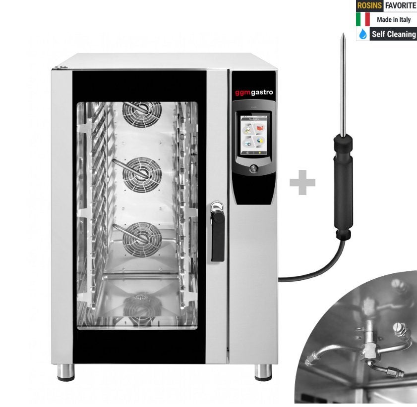 Elektrisch Combisteamer incl onderstel GGM gastro, Zakelijke goederen, Horeca | Keukenapparatuur, Ophalen, Nieuw zonder verpakking