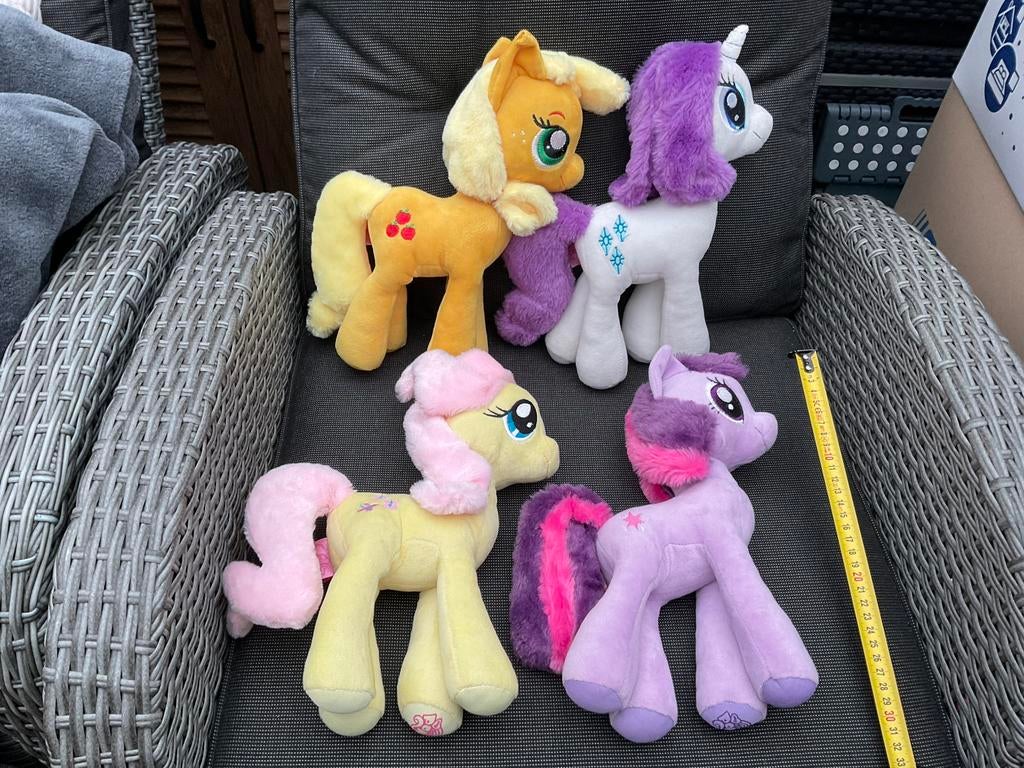 4 nieuwe zgan My Little Pony knuffels pluche ca 30cm, Ophalen, Nieuw