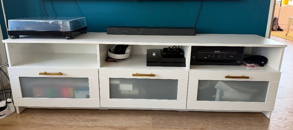 Tv meubel, Ophalen, Overige materialen, Gebruikt, 150 tot 200 cm