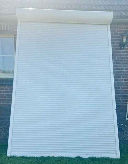 Rolluik elektrisch afm.1913mm x 2625mm Z.g.a.n. 9001, Ophalen, 200 cm of meer, Zo goed als nieuw, Elektrische bediening