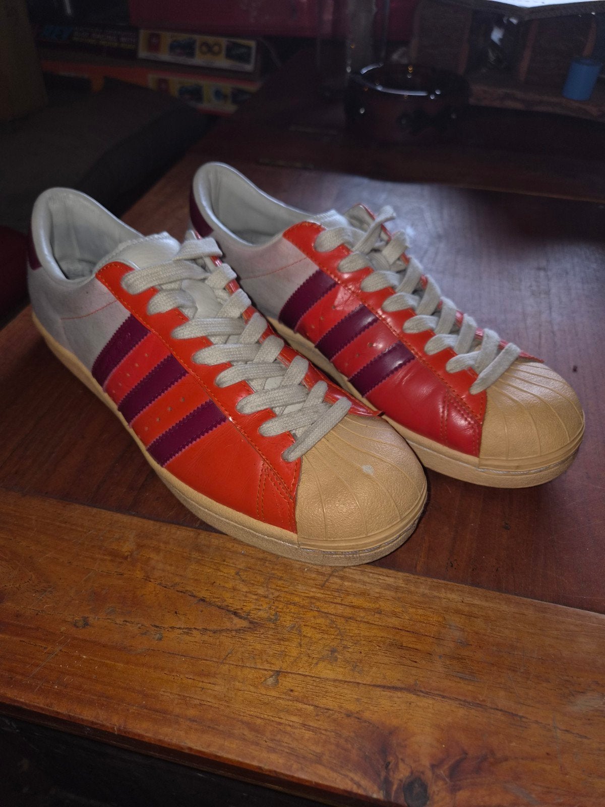 Vintage 70ties Adidas Superstar sneakers., Overige kleuren, Adidas, Ophalen of Verzenden, Sneakers of Gympen