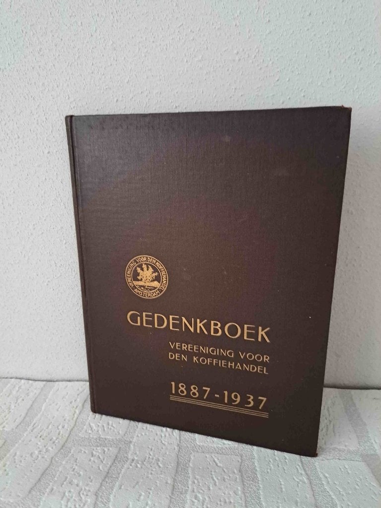 Gedenkboek Vereniging voor den koffiehandel 1887-1937, Ophalen of Verzenden, Gebruikt