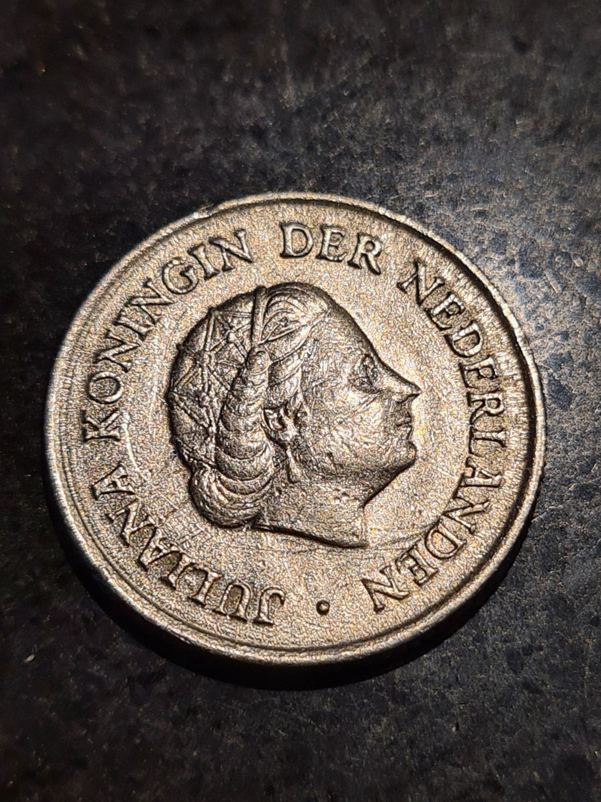 25 cent munt Koningin Juliana 1965, Postzegels en Munten, Munten | Nederland, Ophalen of Verzenden, Koningin Juliana, 25 cent