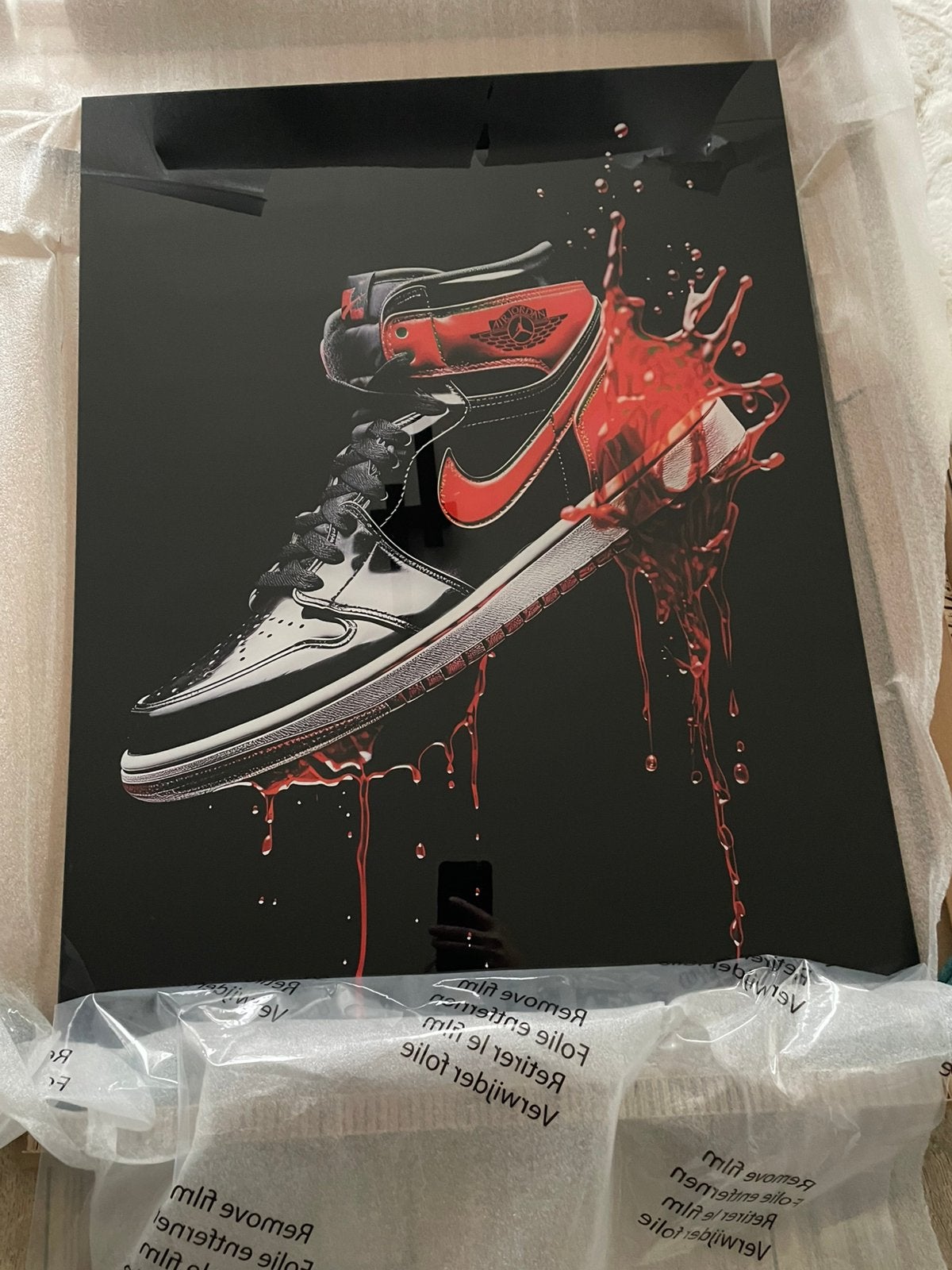 Plexiglas schilderij Nike Air Jordan nieuw, Ophalen of Verzenden