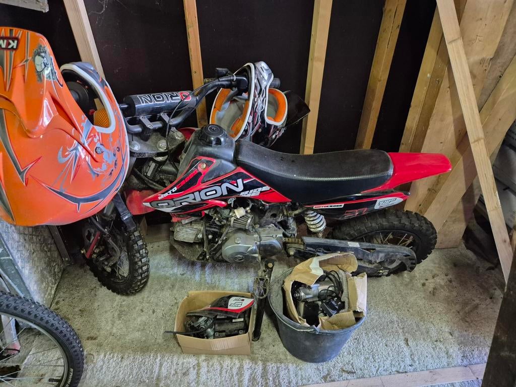 Orion 110cc crossmotor - Gebruikt, Fietsen en Brommers, Ophalen, Gebruikt, Overige merken